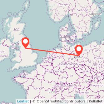 Leeds Berlin train map