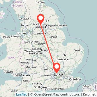 Leeds Harrow bus map