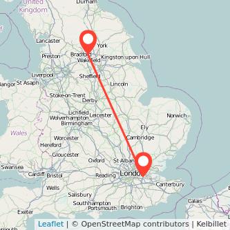 Leeds Dartford bus map