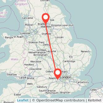 Leeds Ascot bus map