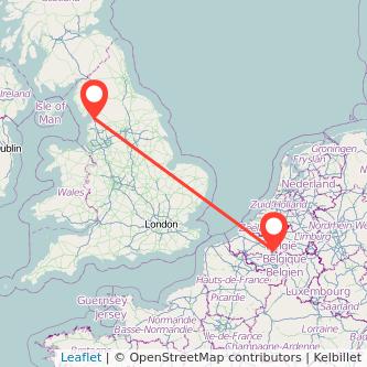 Lancaster Brussels train map