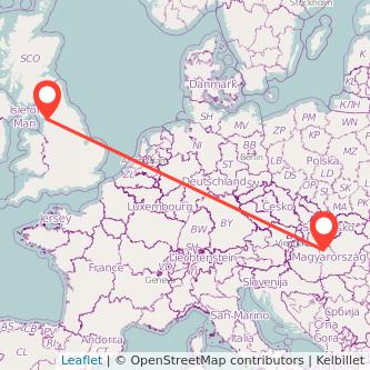 Lancaster Budapest bus map