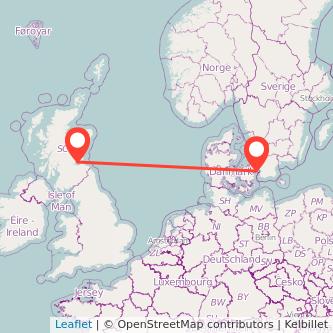 Kirkcaldy Copenhagen train map