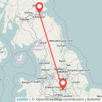 Kirkcaldy Derby train map