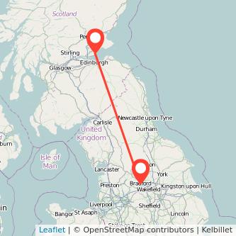 Kirkcaldy Bradford train map