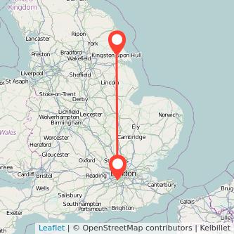 Hull Surbiton bus map