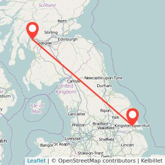 Hull Greenock bus map