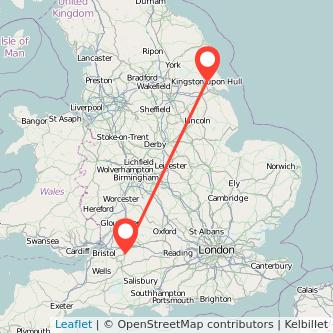 Hull Chippenham train map