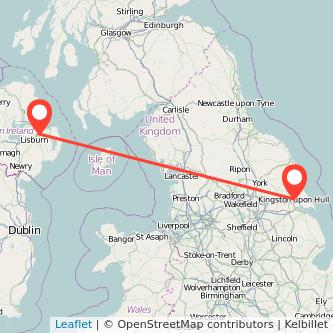 Hull Belfast bus map