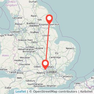 Hull Beaconsfield train map