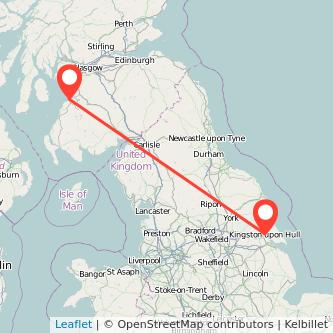 Hull Ayr bus map