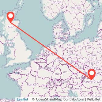 Inverness Budapest train map