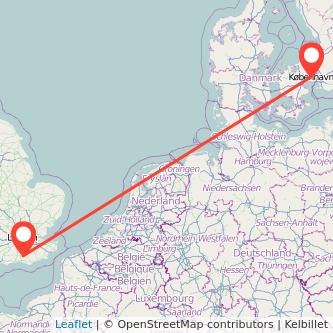 Haywards Heath Copenhagen train map