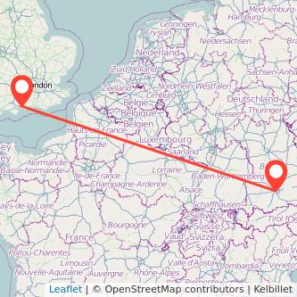 Havant Munich train map