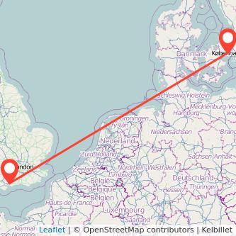 Havant Copenhagen train map