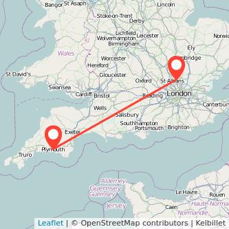 Hatfield Plymouth bus map