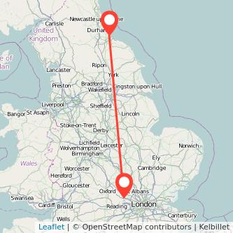 Hartlepool High Wycombe bus map