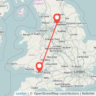 Halifax Cardiff train map