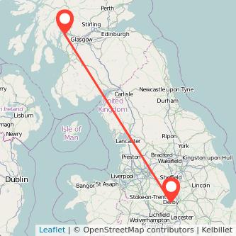 Greenock Derby bus map