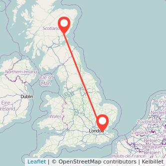 Gravesend Dundee train map