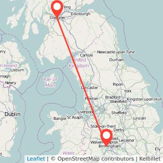 Glasgow Rowley Regis bus map