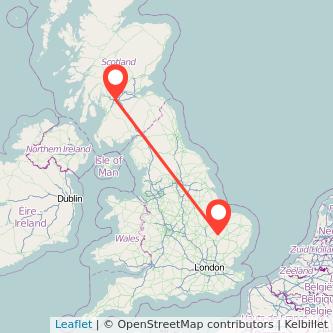 Glasgow Ely train map