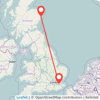 Gillingham Aberdeen train map