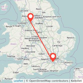 Epsom Manchester bus map