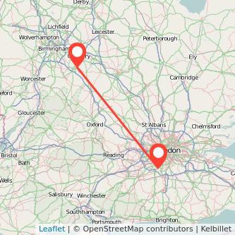 Epsom Leamington train map