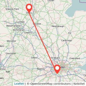 Epsom Derby bus map