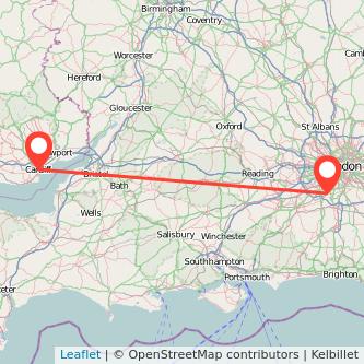 Epsom Cardiff bus map