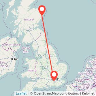 Epsom Aberdeen train map