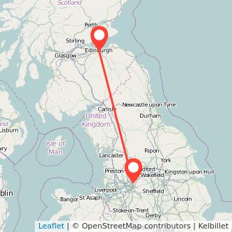 Edinburgh Oldham bus map