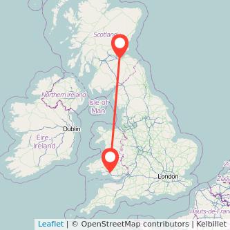 Edinburgh Neath train map