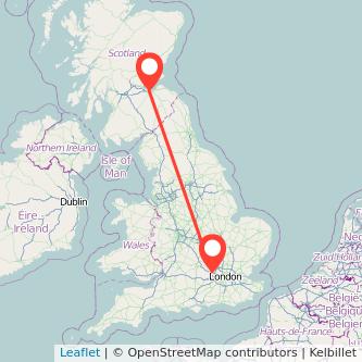 Edinburgh Beaconsfield train map