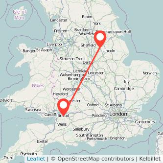 Retford Bristol train map