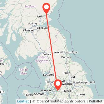 Dundee Stockport bus map