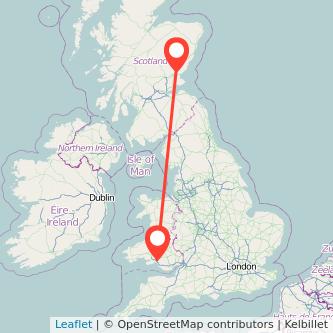 Dundee Neath train map