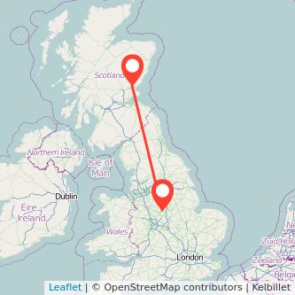 Dundee Derby bus map