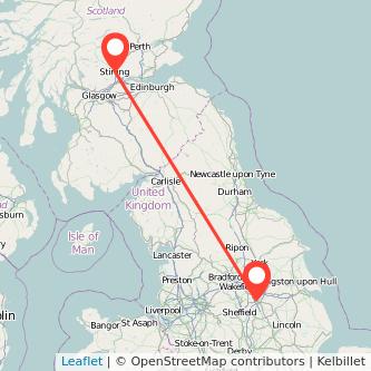 Doncaster Stirling bus map