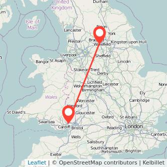 Dewsbury Newport train map