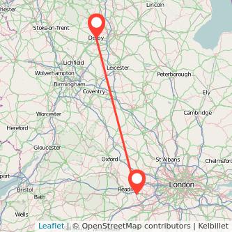 Derby Wokingham train map