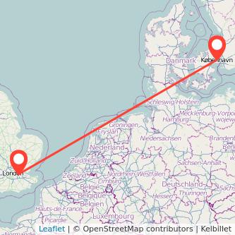 Dartford Copenhagen train map