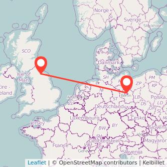 Darlington Berlin train map