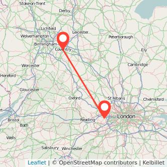 Coventry Windsor train map