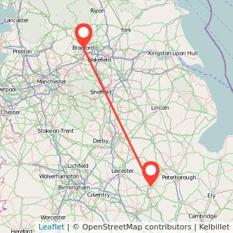 Corby Bradford bus map