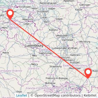 Brüssel Memmingen Bahn Karte