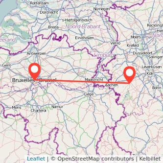 Brüssel Düren Mitfahrgelegenheit Karte