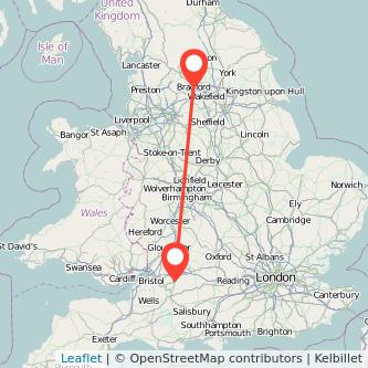 Chippenham Bradford train map