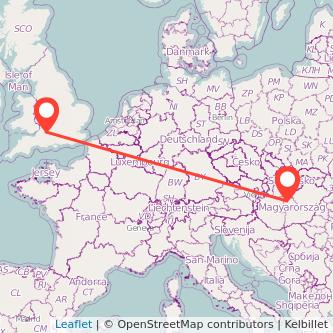 Chippenham Budapest train map